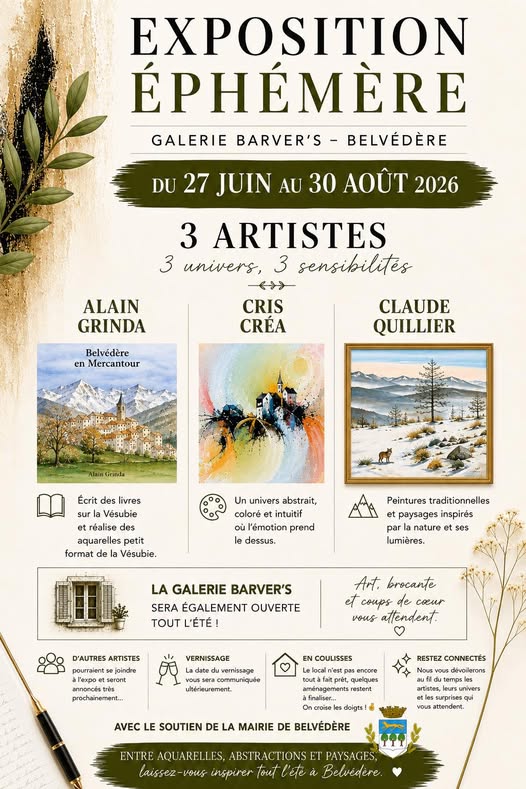 Du 27 juin au 30 aout
